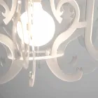 ثريا زجاجية بتصميم عصري مصنوعة في إيطاليا، ماليتو Viadurini