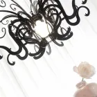 ثريا زجاجية بتصميم عصري مصنوعة في إيطاليا، ماليتو Viadurini