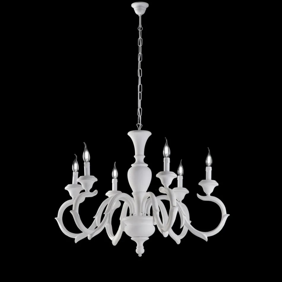 ثريا خشبية مصنوعة في إيطاليا لتزيين الديكور الداخلي - فلورنسا Viadurini