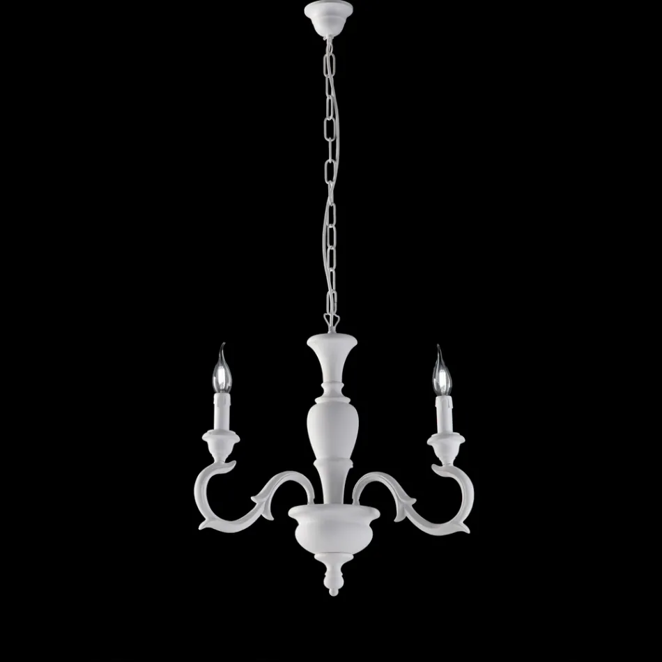 ثريا خشبية مصنوعة في إيطاليا لتزيين الديكور الداخلي - فلورنسا Viadurini