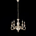 ثريا خشبية مصنوعة في إيطاليا لتزيين الديكور الداخلي - فلورنسا Viadurini