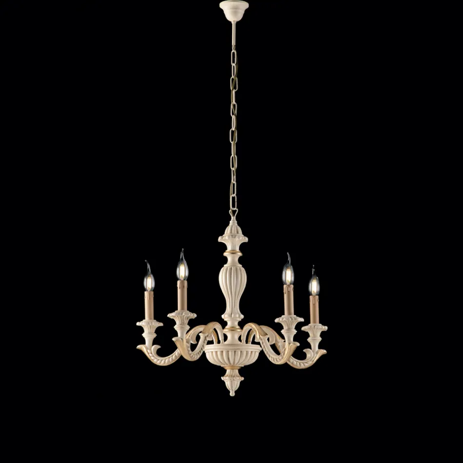 ثريا خشبية إيطالية الصنع لتزيين الديكور الداخلي - ميلانو Viadurini