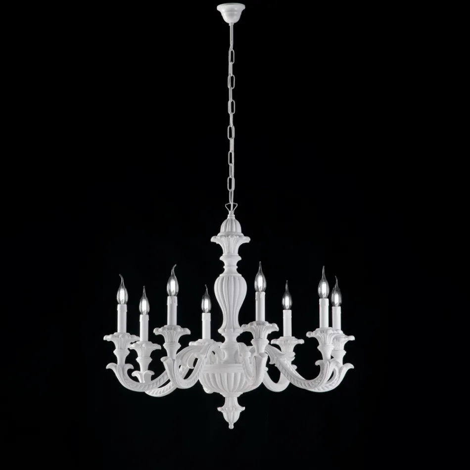 ثريا خشبية إيطالية الصنع لتزيين الديكور الداخلي - ميلانو Viadurini