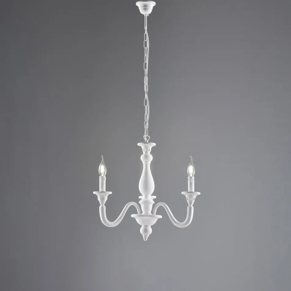 ثريا خشبية إيطالية الصنع لتزيين الديكور الداخلي - سيينا Viadurini