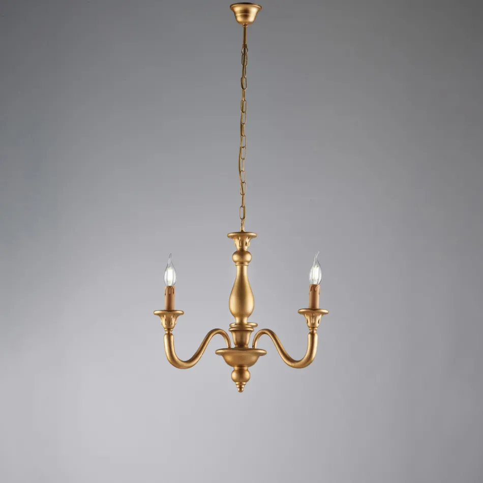 ثريا خشبية إيطالية الصنع لتزيين الديكور الداخلي - سيينا Viadurini