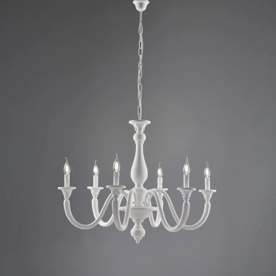 ثريا خشبية إيطالية الصنع لتزيين الديكور الداخلي - سيينا Viadurini