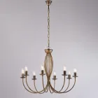 ثريا معدنية بيضاء لإضاءة المساحات الأنيقة – روكيا Viadurini