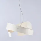 أستيرويد: ثريا مصنوعة من المعدن الأسود والزجاج للمساحات الحديثة. Viadurini