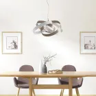 ثريا من المعدن والزجاج لإضاءة المساحات الداخلية بأناقة – روزمارينو Viadurini