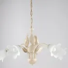 ثريا من المعدن والزجاج لإضاءة المساحات الداخلية الراقية - سيريو Viadurini