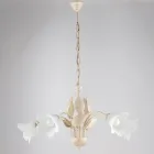 ثريا من المعدن والزجاج لإضاءة المساحات الداخلية الراقية - سيريو Viadurini