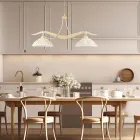 ثريا زجاجية معدنية بإضاءة مزدوجة للإضاءة الداخلية - موسكا Viadurini