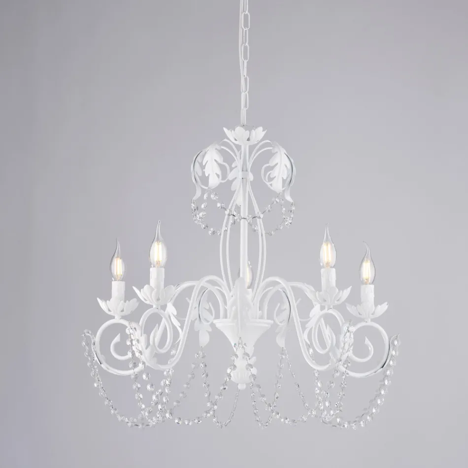 ثريا معدنية لإضفاء إشراقة ودفء على الديكورات الداخلية - بيرلا Viadurini