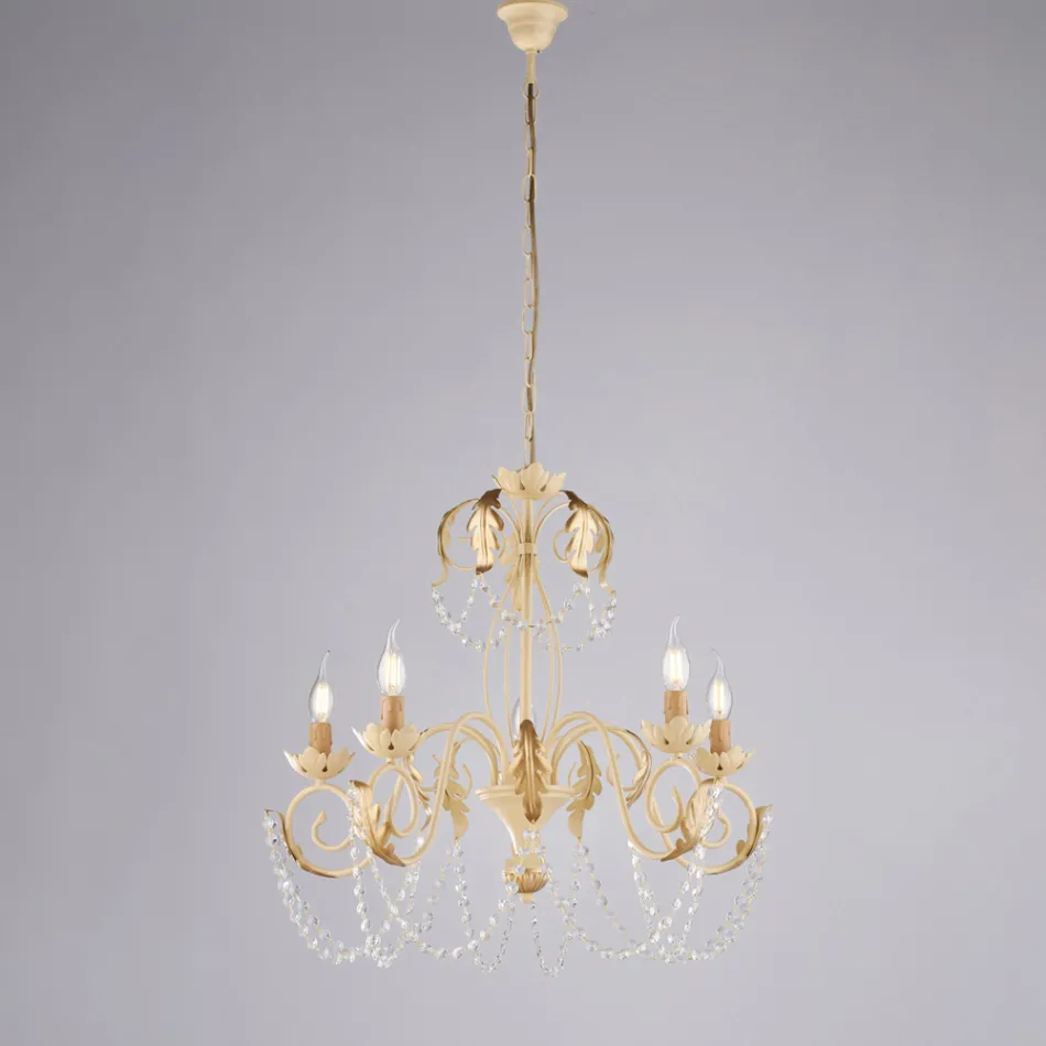 ثريا معدنية لإضفاء إشراقة ودفء على الديكورات الداخلية - بيرلا Viadurini