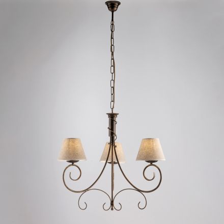 ثريا زجاجية ومعدنية ثنائية الإضاءة للمساحات الأنيقة – دراكو Viadurini