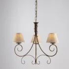 ثريا زجاجية ومعدنية ثنائية الإضاءة للمساحات الأنيقة – دراكو Viadurini