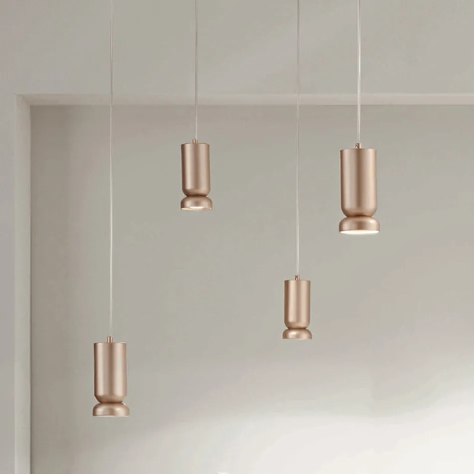 ثريا حديثة من الألومنيوم المطلي بالمسحوق مع كابل قابل للتعديل - بوكسوس Viadurini