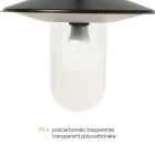 عمود إنارة بثلاث مصابيح على الطراز العتيق باللون الرمادي من الألومنيوم، صنع في إيطاليا - بيلين Viadurini