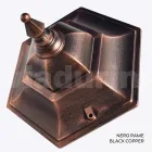 مصباح حديقة بطول 154 سم من الزجاج و5 تشطيبات من الألومنيوم - بيناكو Viadurini