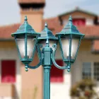 مصباح حديقة بطول 211 سم من الزجاج و5 تشطيبات من الألومنيوم - بيناكو Viadurini