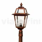 إنارة الشوارع المنخفضة للأماكن الخارجية المصنوعة من الألومنيوم في إيطاليا، كريستل Viadurini