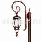 مصباح حديقة كلاسيكي من الألومنيوم من أنيكا صنع في إيطاليا Viadurini