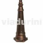 مصباح حديقة كلاسيكي من الألومنيوم من أنيكا صنع في إيطاليا Viadurini