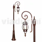 مصباح حديقة كلاسيكي من الألومنيوم من أنيكا صنع في إيطاليا Viadurini