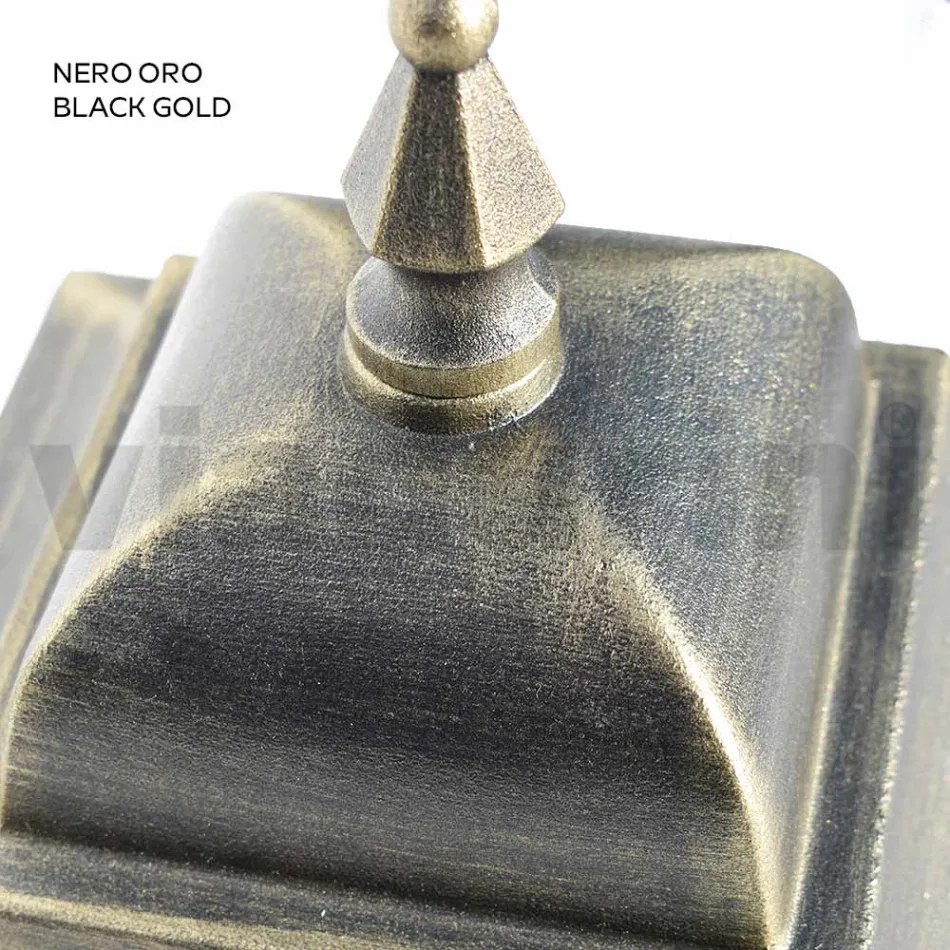 مصباح خارجي بارتفاع 252 سم مصنوع من الزجاج والألمنيوم المصبوب - الخيميائي Viadurini