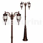 عمود إنارة خارجي كلاسيكي مصنوع من الألومنيوم المصبوب في إيطاليا، أنيكا Viadurini