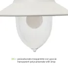 مصباح خارجي بتصميم عتيق مصنوع من الألومنيوم في إيطاليا - كاساندرا Viadurini