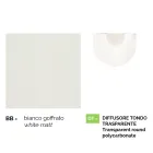 مصباح حديقة من الألومنيوم الأبيض مزود بضوء واحد، تم إنتاجه في إيطاليا، أنوسكا Viadurini