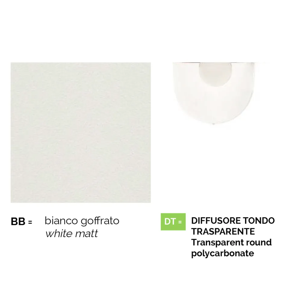 مصباح حديقة من الألومنيوم الأبيض مزود بضوء واحد، تم إنتاجه في إيطاليا، أنوسكا Viadurini