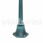 مصباح حديقة من الألومنيوم المصبوب مصنوع في إيطاليا، أنيكا Viadurini