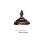 مصباح على الطراز العتيق من الألومنيوم المصبوب، صنع في إيطاليا - ليونا Viadurini