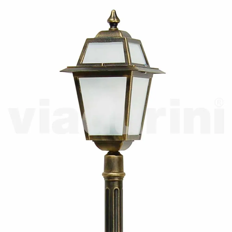 مصباح الشارع الكلاسيكي الخارجي المصنوع في إيطاليا، كريستل Viadurini