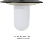 مصباح شارع على الطراز العتيق بثلاثة مصابيح من الألومنيوم، صنع في إيطاليا - بيلين Viadurini