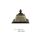 عمود إنارة عتيق بمصباحين من الألومنيوم والزجاج، صنع في إيطاليا - دوروتي Viadurini