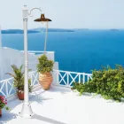 مصباح عتيق من الألومنيوم مع موزع من النحاس صنع في إيطاليا - أديلا Viadurini