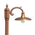 مصباح عتيق من الألومنيوم مع موزع من النحاس صنع في إيطاليا - أديلا Viadurini