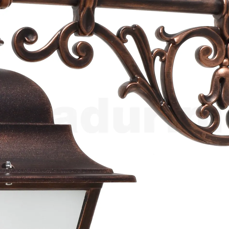 فانوس خارجي من الزجاج والألومنيوم بخمسة لمسات نهائية مختلفة - الخيميائي Viadurini