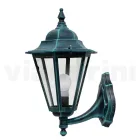 فانوس حديقة من الزجاج الشفاف وخمسة لمسات نهائية من الألومنيوم - بيناكو Viadurini