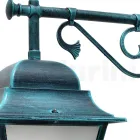 فانوس حائط خارجي من الألومنيوم والزجاج المصقول بالرمل - الخيميائي Viadurini