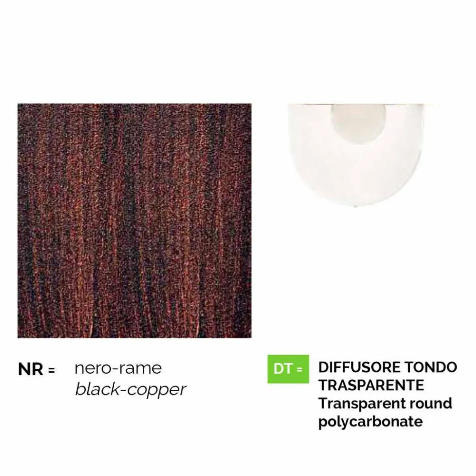 فانوس حائط للحديقة من الألومنيوم من إنتاج أنوسكا، صنع في إيطاليا Viadurini