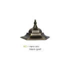 فانوس خارجي على الطراز العتيق مصنوع من الألومنيوم في إيطاليا - جانيرا Viadurini