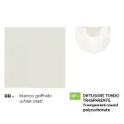 فانوس حديقة حائطي من الألومنيوم الأبيض صنع في إيطاليا، أنوسكا Viadurini