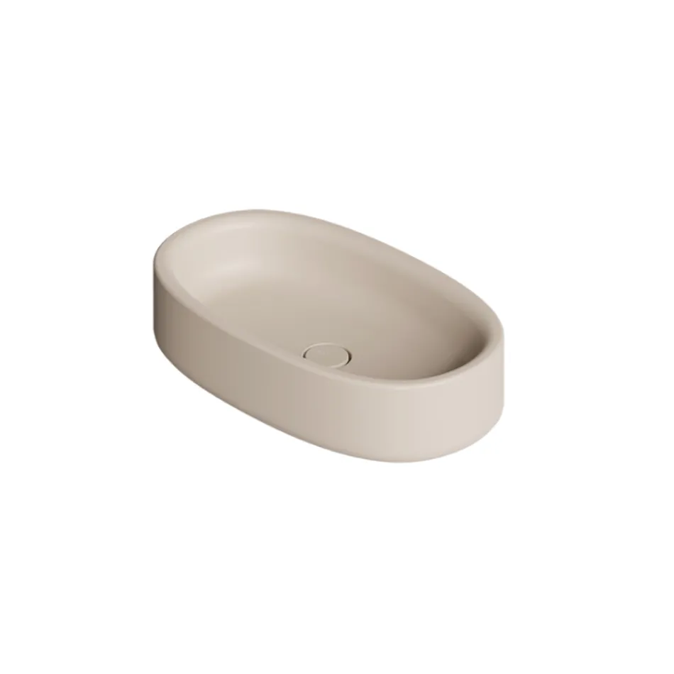 حوض غسيل سيراميكي 60×35 سم، متعدد الألوان، صنع في إيطاليا - فتاة Viadurini