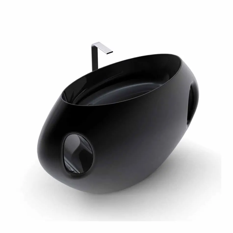 حوض غسيل بتصميم حديث على شكل عمود من باندورا صنع في إيطاليا Viadurini