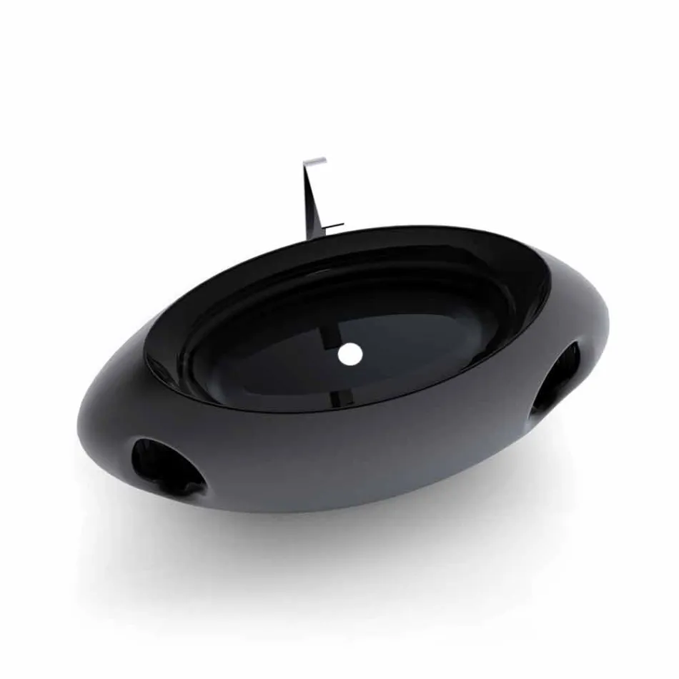 حوض غسيل بتصميم حديث على شكل عمود من باندورا صنع في إيطاليا Viadurini