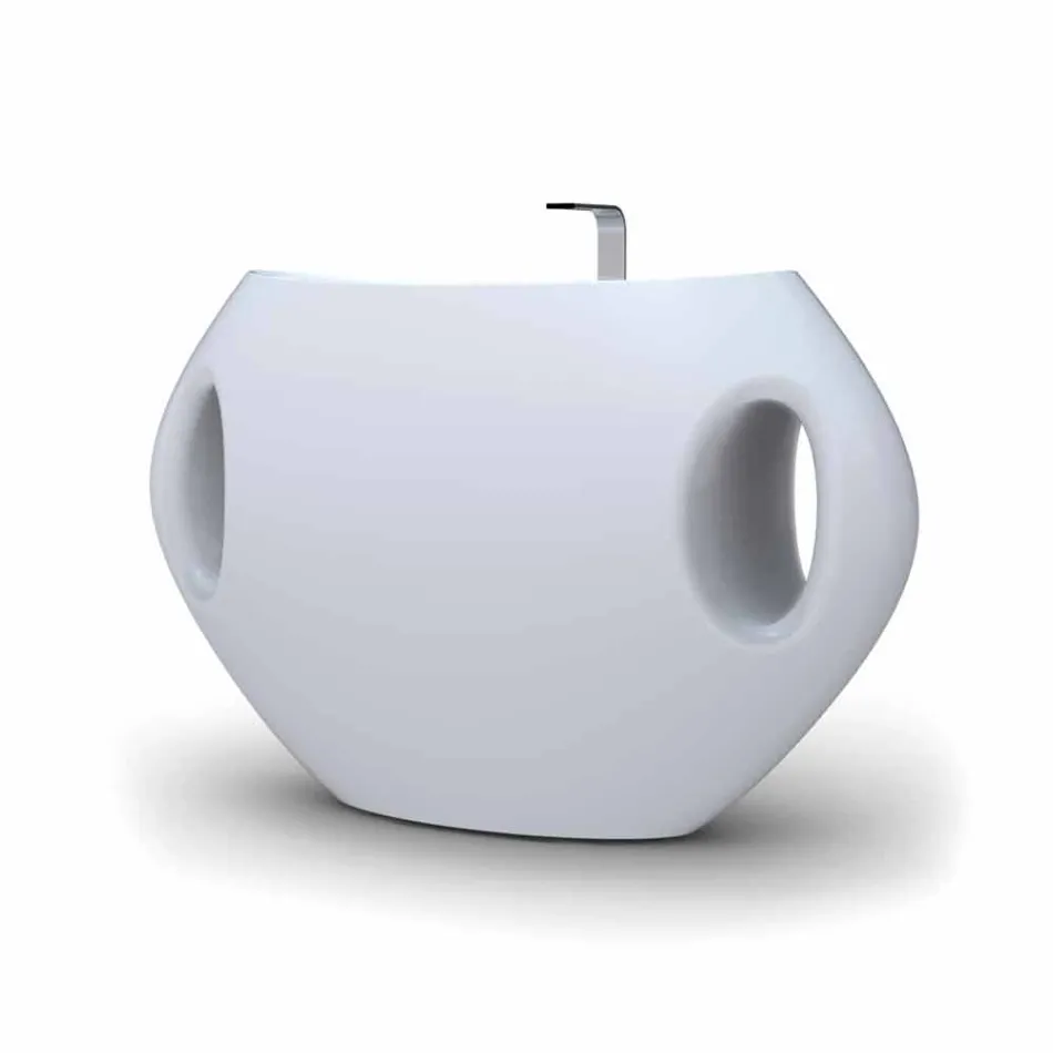 حوض غسيل بتصميم حديث على شكل عمود من باندورا صنع في إيطاليا Viadurini